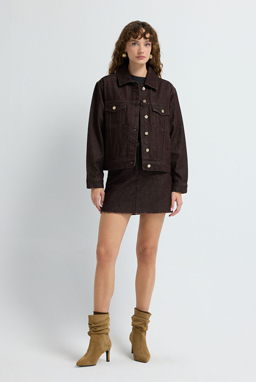 on WEATHER JACKET レディース M 黒/茶色 オン On Weather Jacket