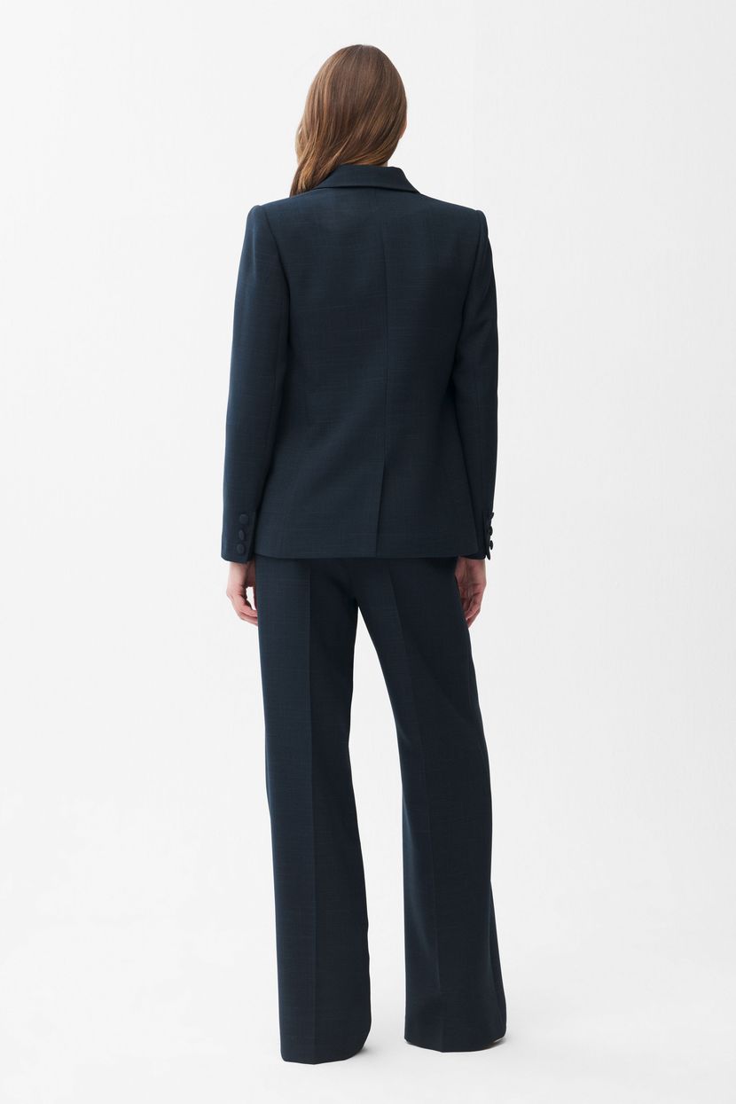 Navy Blue Pocket Detailed Jacket 11946323000-018 | adL