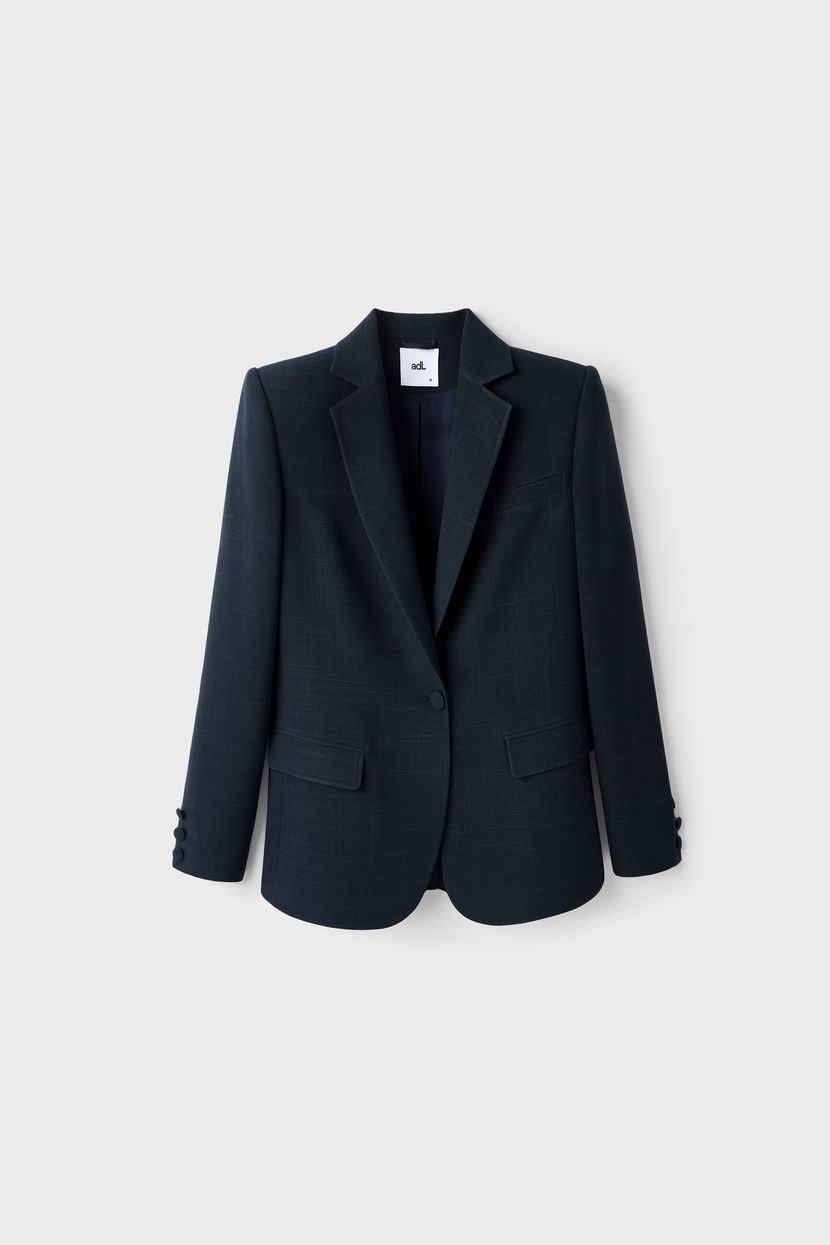 Navy Blue Pocket Detailed Jacket 11946323000-018 | adL
