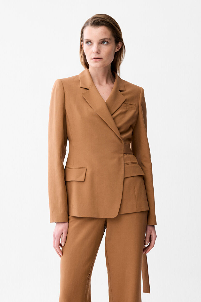 Camel Detailed Pocket Jacket 11946701000-005 | adL