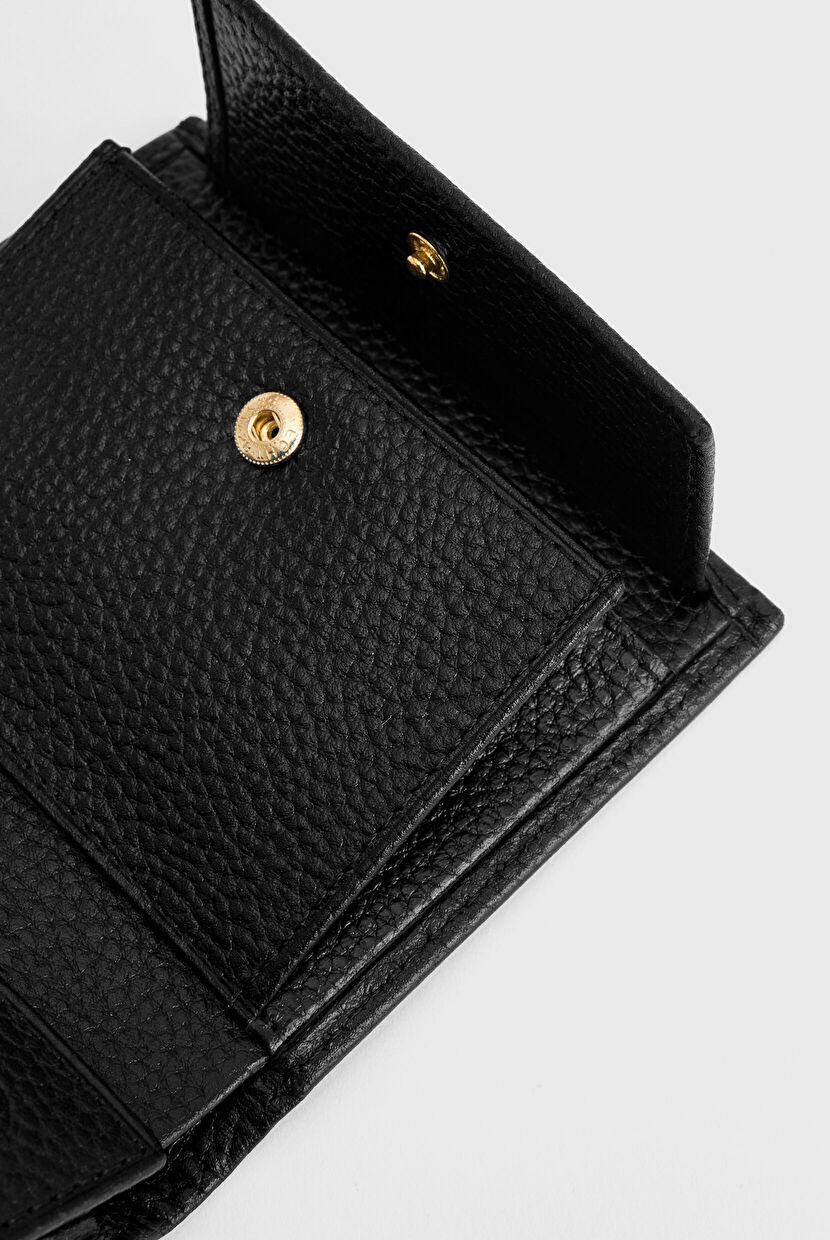 Black Leather Wallet 12045823000-001 | adL