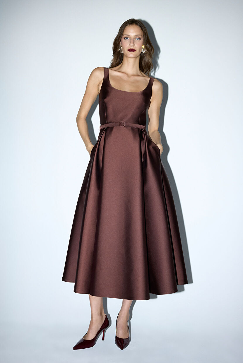 princess polly baby blue dress Brown Prom & Formal Dresses main image 0