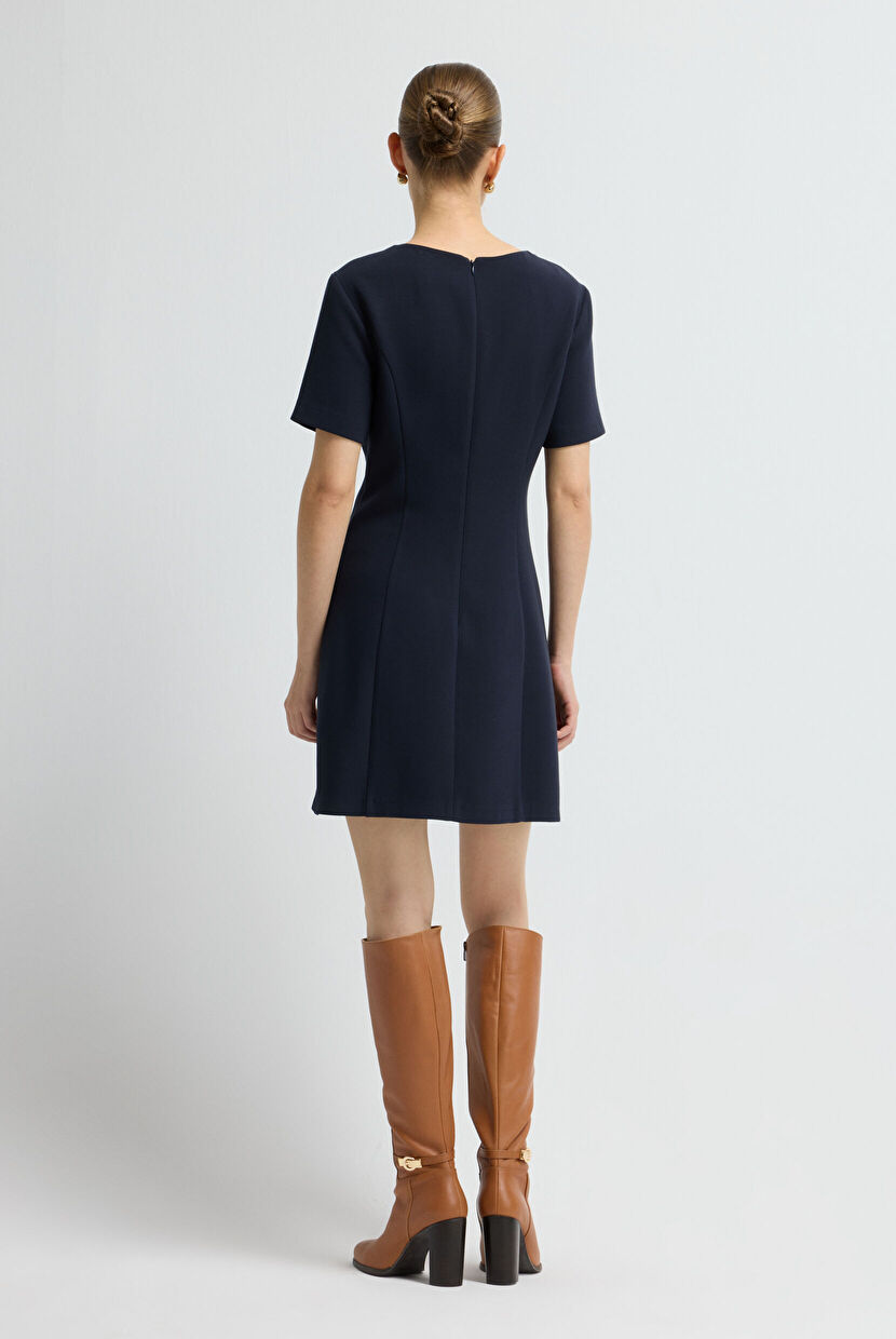 トップス ans dotsloevner MINI DRESS BLUE Subtle Hints Mini Dress - Blue – Hazel & Olive