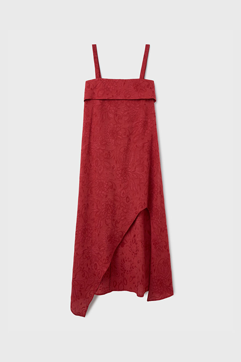 Brown Jacquard Dress 12445438001-058 | adL