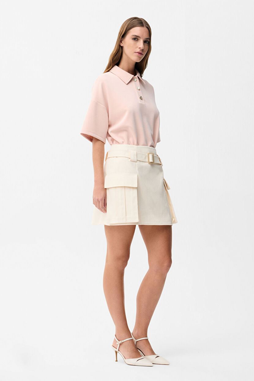スカート Herlipto Volant Mini Skirt ecru スカート Herlipto Volant