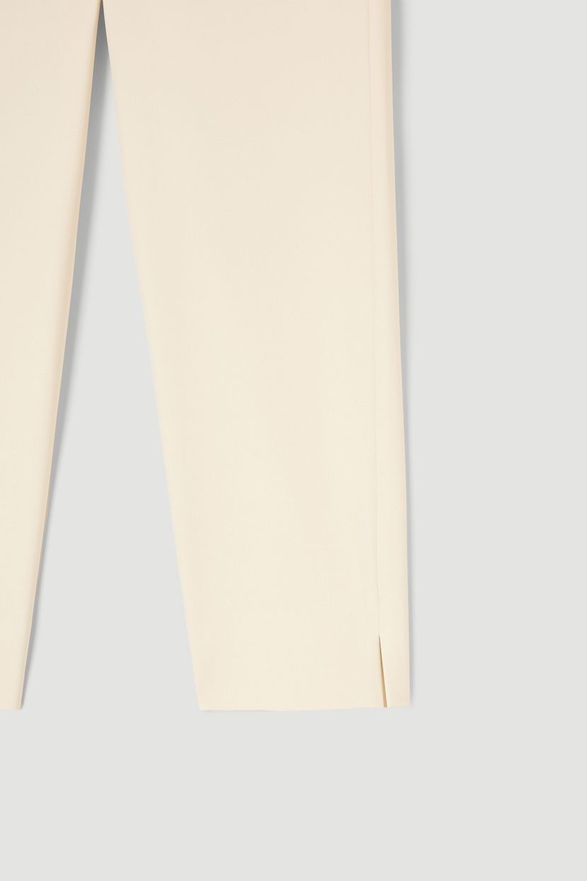 Vanilla Capri Pants with Slits on the Hem 137M2358000-1D3 | adL