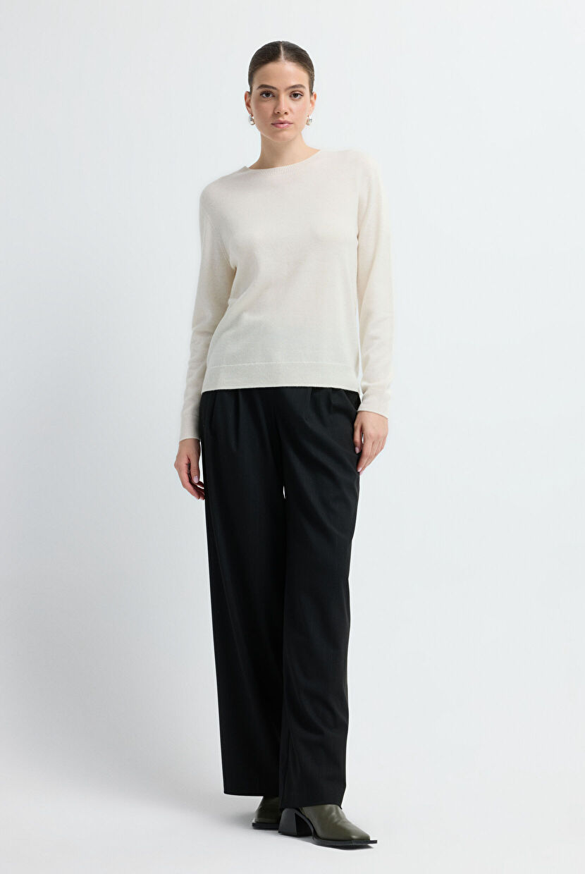 Kemik Bisiklet Yaka Yün Triko Kazak 13945376000-019 | adL