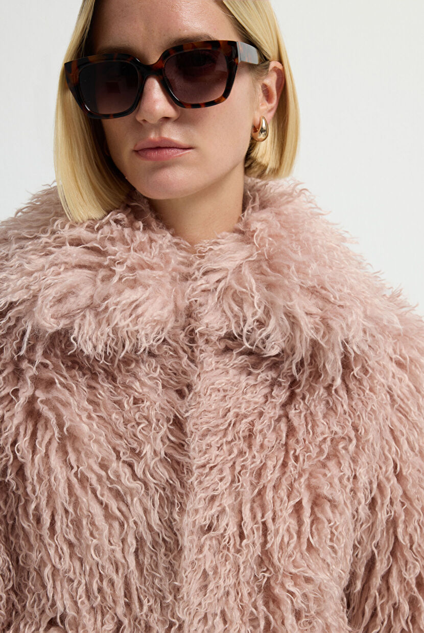 Pink Fur Coat 15245276000-026 | adL