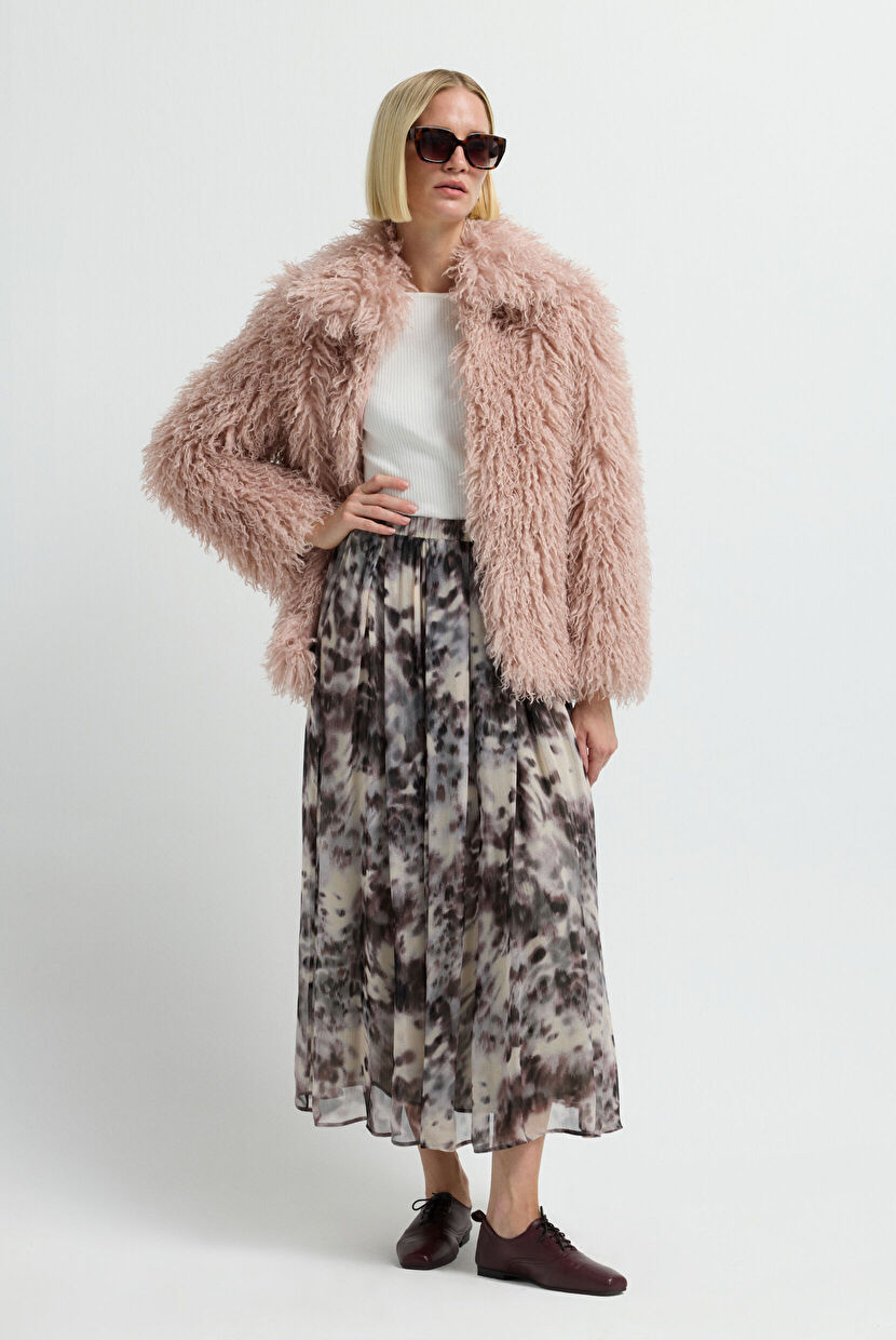 Pink Fur Coat 15245276000-026 | adL