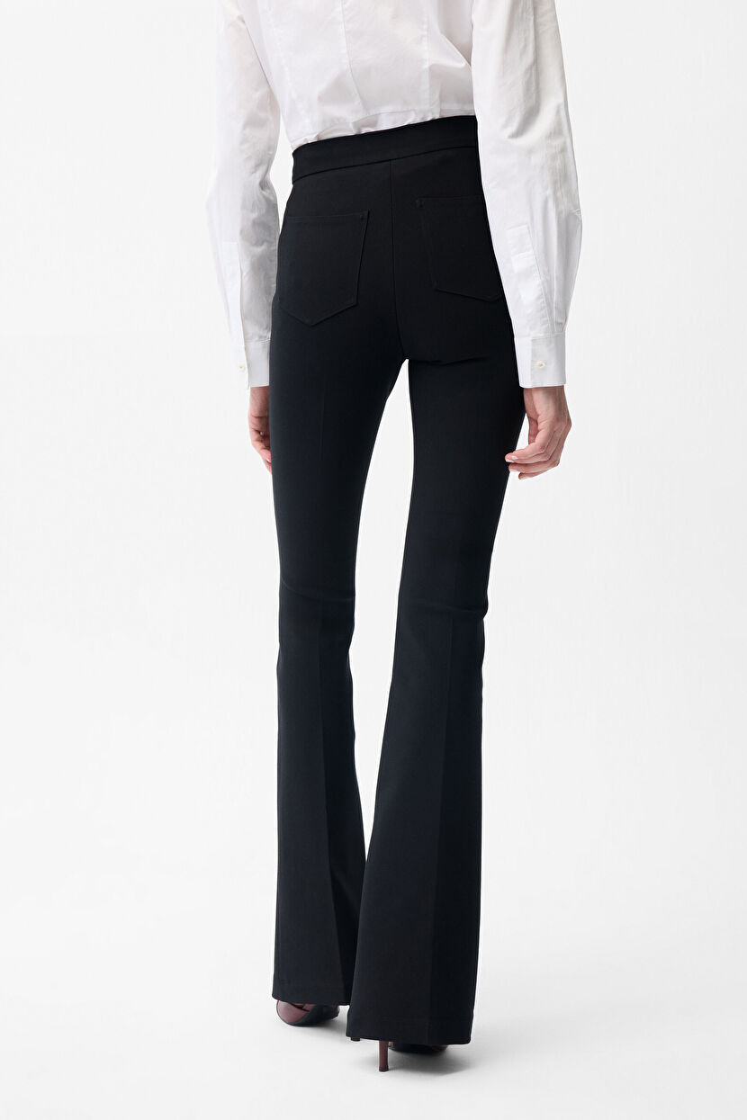 Black Leggins With Rubber Detail 15325077012-001 | adL