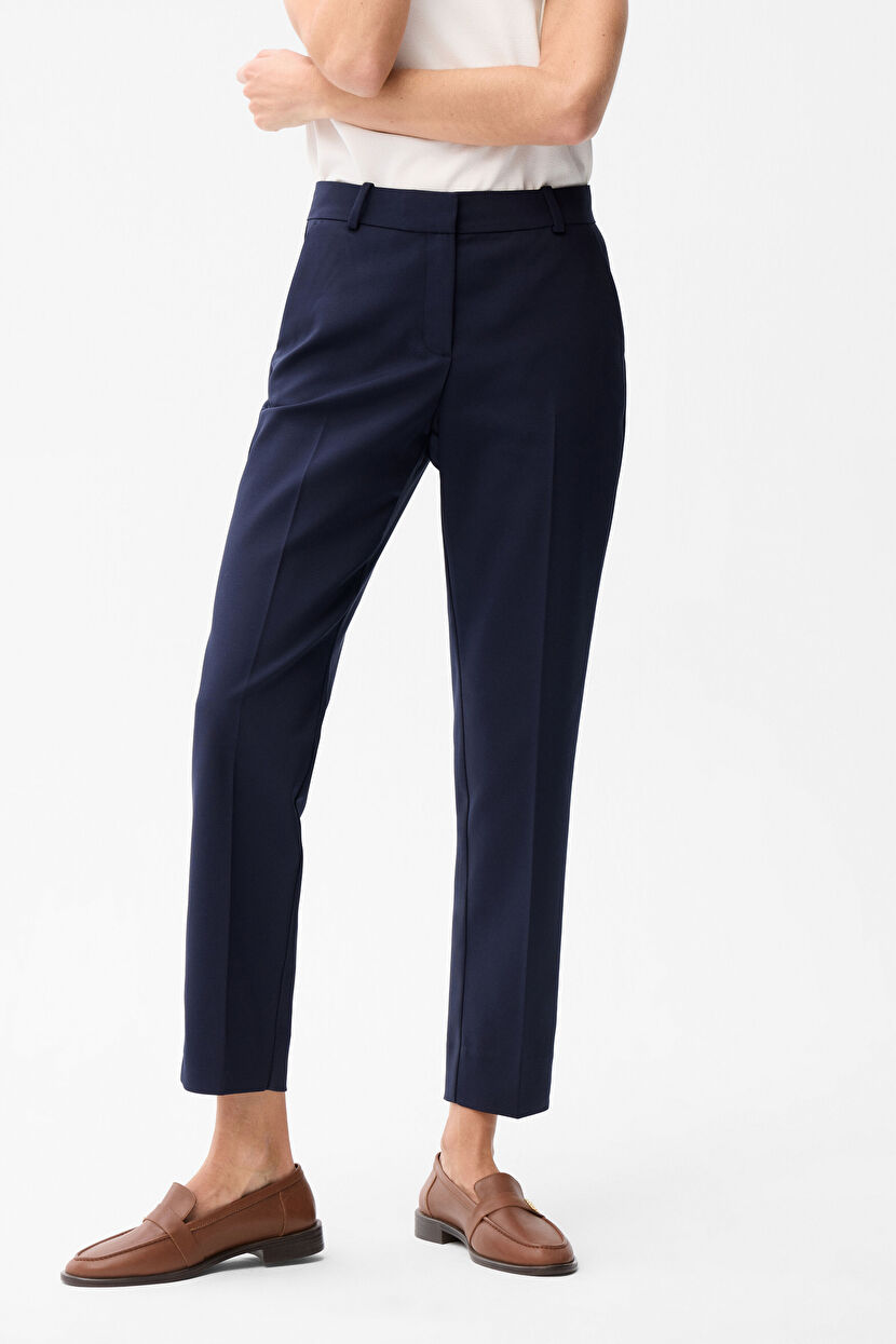 Navy Blue Pocket Trousers 15326539173-018 | adL