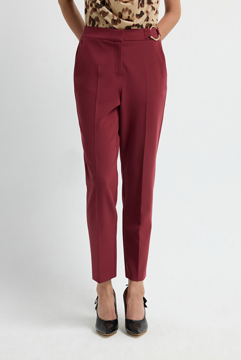 パンツ NED / BORDEAUX Gadid anoniem Bordo Gabardin Pantolon 15344236002-012 | adL