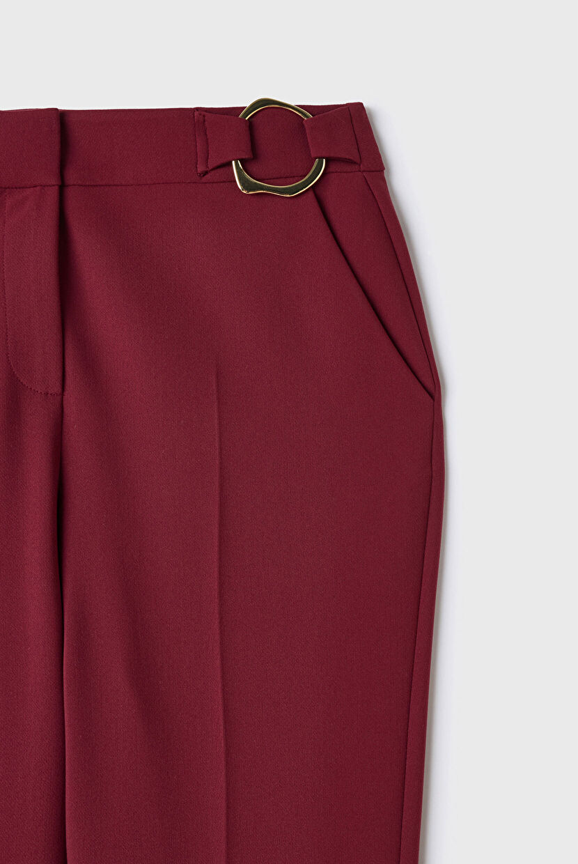 Bordo Gabardin Pantolon 15344236002-012 | adL