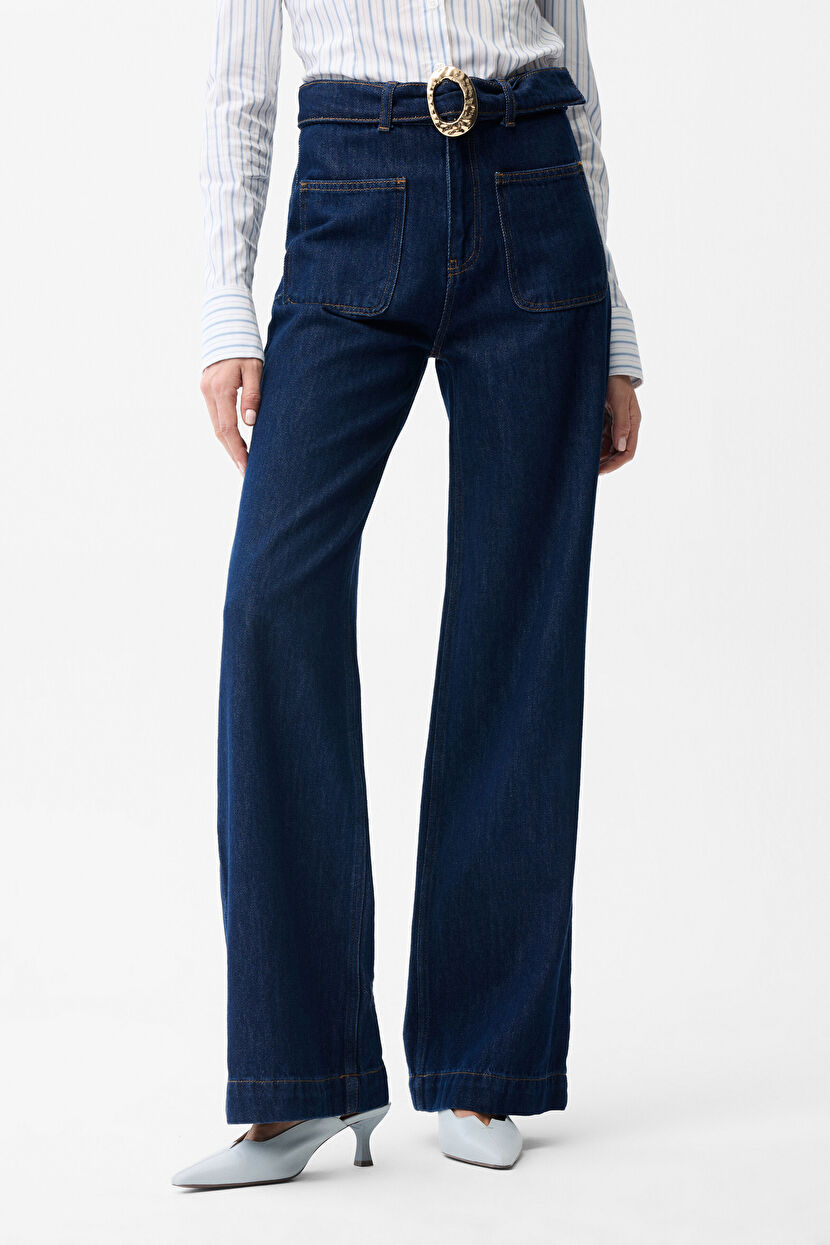 ゆん gizlitopuk Boy Uzatan 6 cm Gizli Topuklu Kahve Jean Erkek Spor