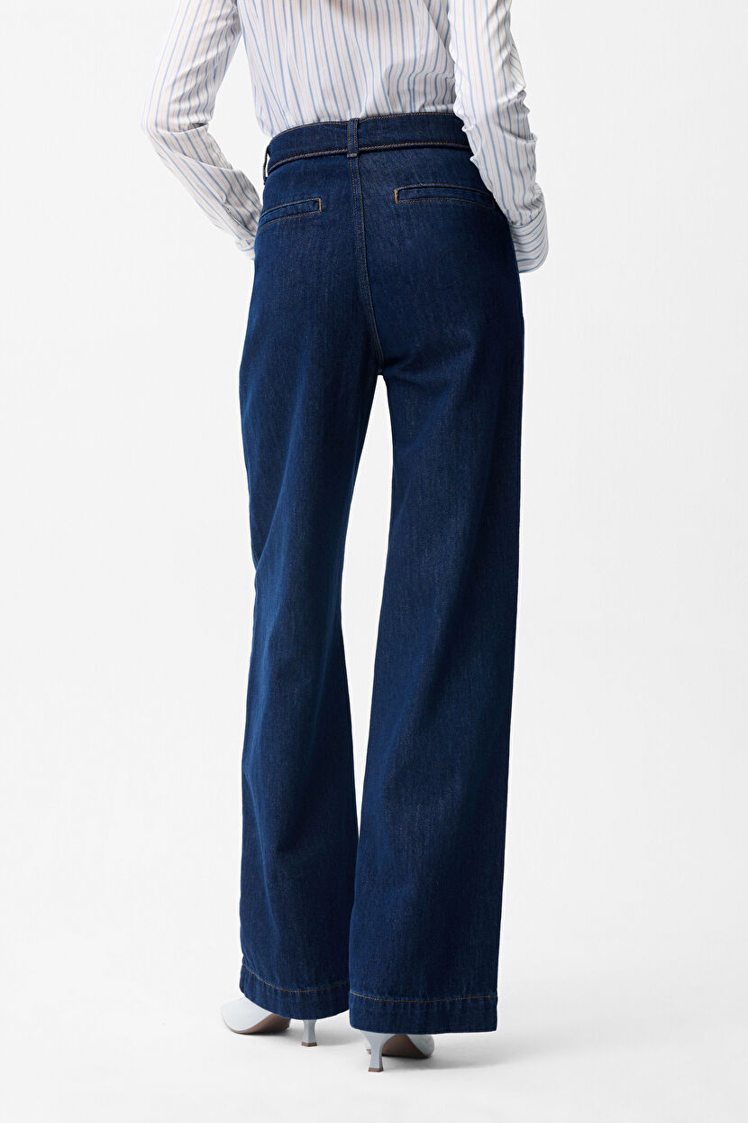 Lacivert Toka Detaylı Jean Pantolon 15345083002-018 | adL