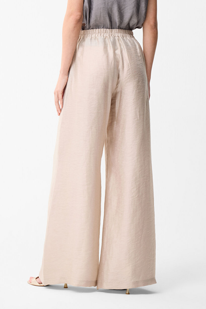 Beige Wide-Leg Pants 15346271000-011 | adL