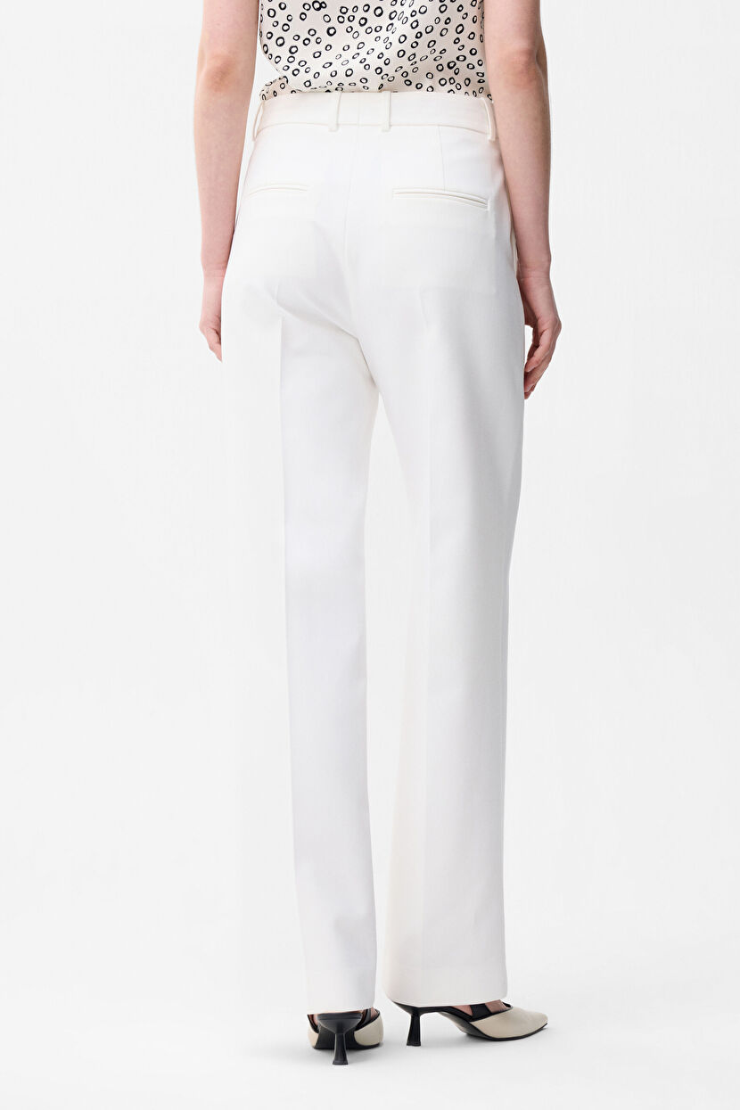 Bone Wide Leg Pocketed Trousers 15346921000-019 | adL