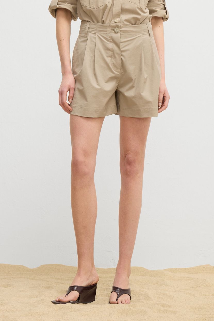Grey Moda Tutkusu Bermuda Shorts with Pockets 170M2332000-020 | adL