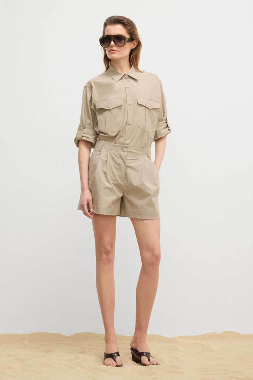 Grey Moda Tutkusu Bermuda Shorts with Pockets 170M2332000-020 | adL