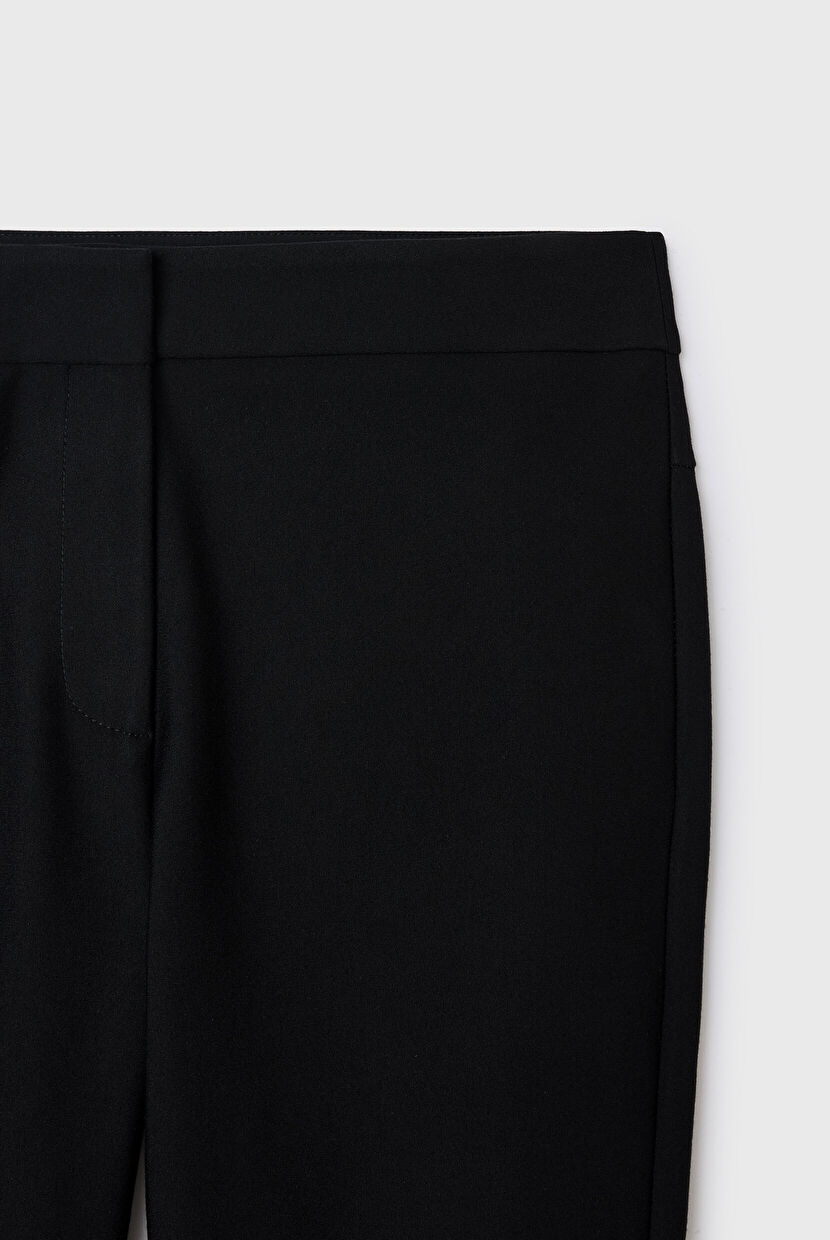 Black High Waist Tight Trouser 17334248002-001 | adL