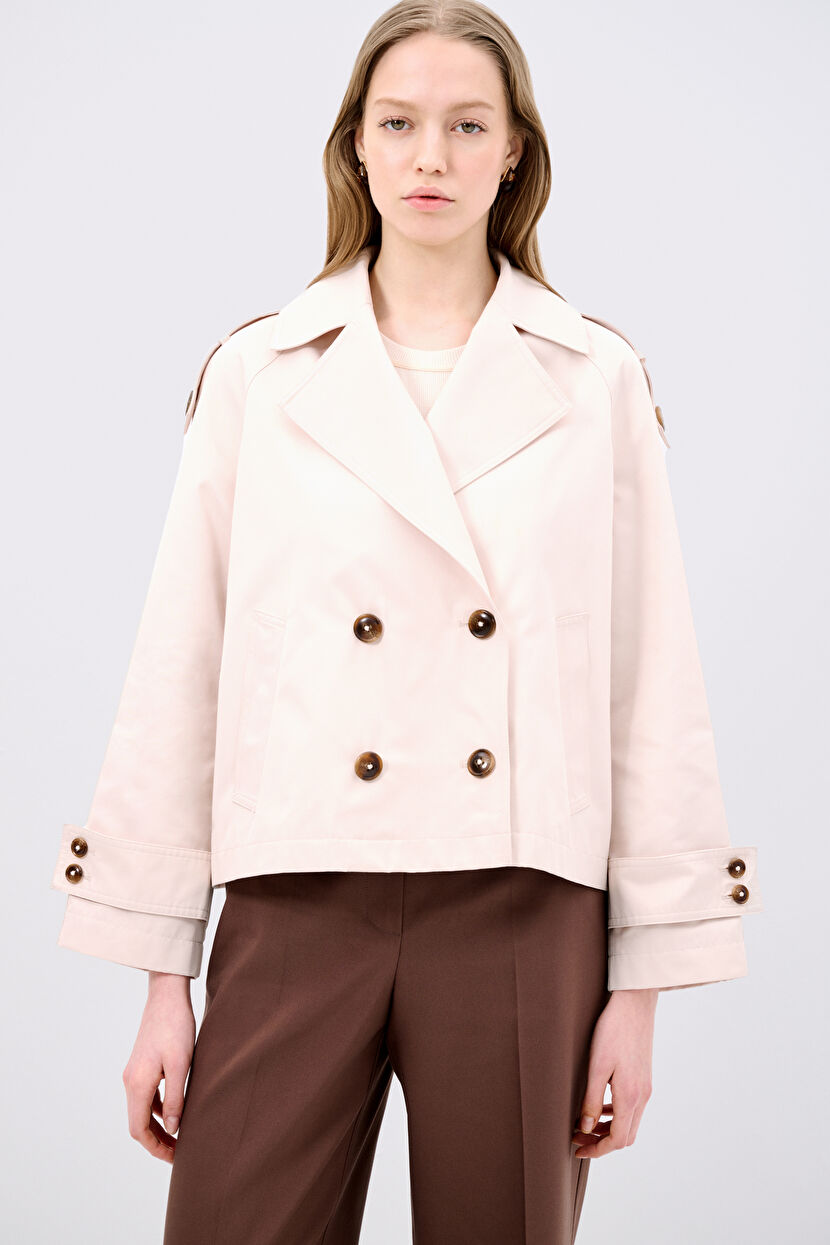 ジャケット・アウター gypsophila GPB-606 Short Trench Coat GPB-606 Short Trench Coat | gypsohila