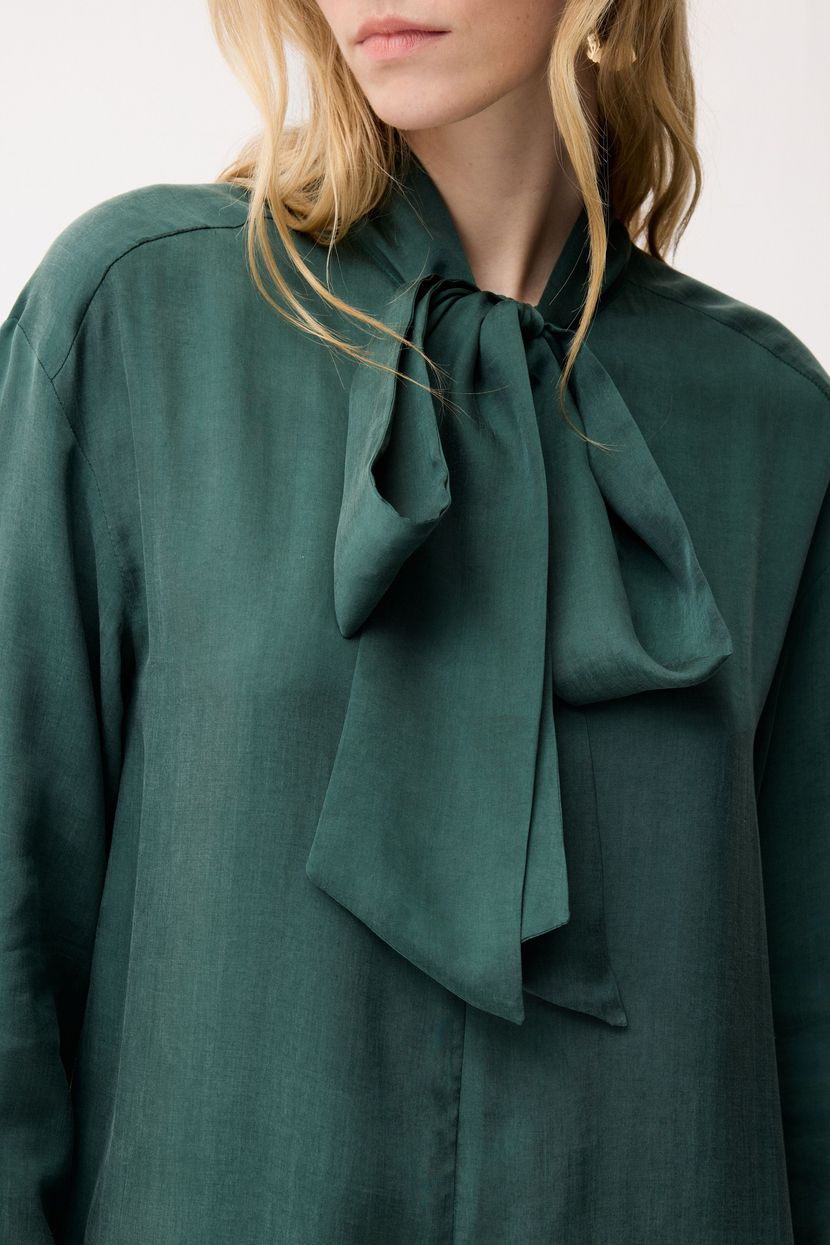 Green Lace Detailed Tied Jumpsuit 18246719000-009 | adL