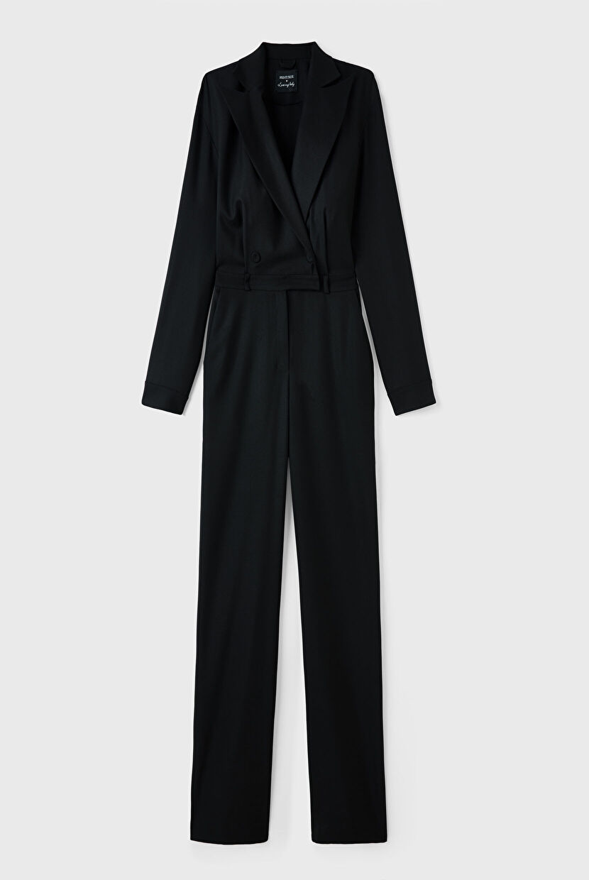 Black Double-breasted Jumpsuit 182M2232000-001 | adL